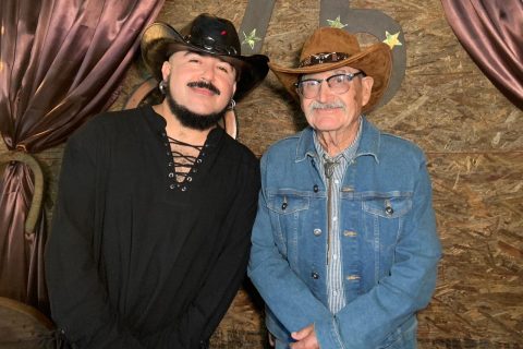 Luis Miguel Ramírez junto a su padre Gabino Ramírez.