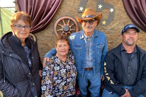 Ninfa Hernández, Jovita Hernández, Gabino Ramírez y Salvador Ramírez.