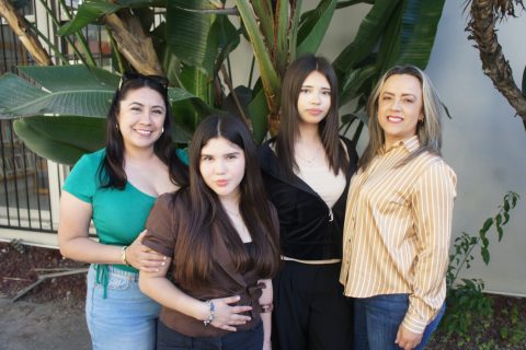 Taneiri Ciordia, Mía Lencioni, Ivana Perzabal y Esmeralda Aispuro.