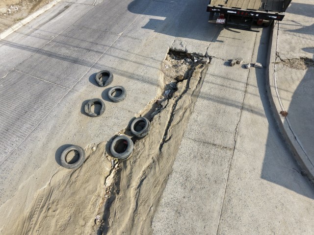 Consideran descaro de la Cespe por no atender hundimientos en Piedras Negras