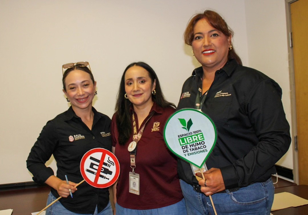 Fortalece BC los espacios libres de humo de tabaco