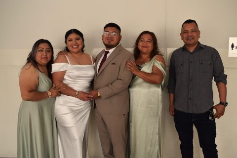 Reyna Flores, Lizeth Karely Antonio, Julio César Osorio, Olga Lidia Rosario y Carlos Antonio Villanueva. 