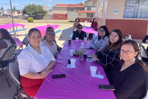 Las asistentes convivieron durante una divertida mañana. 