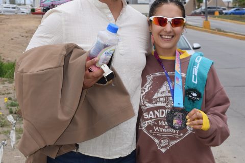 Iván Camalo y Lesly Suárez.