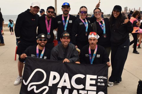 Los integrantes de Pace Mates Social Run Club participaron en la jornada.
