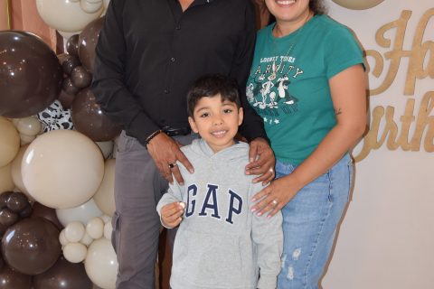 La familia Mandujano estuvo presente en el festejo.