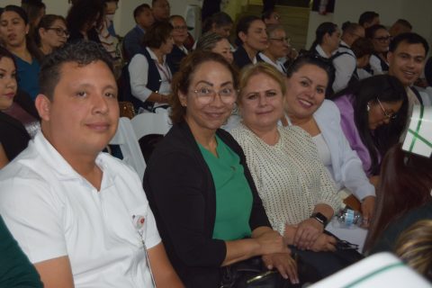Cruz Adrián Valenzuela, Azucena Martínez Leyva, Mónica Lecuanda y Concepción Servín.