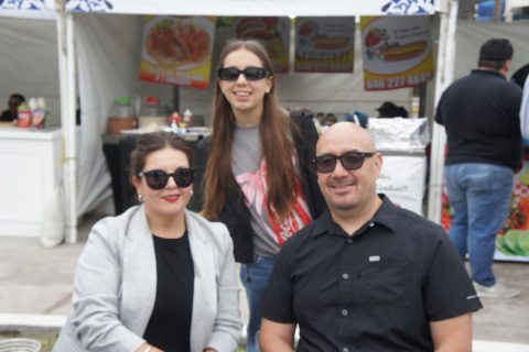 Erika, Valentina y Edgardo.
