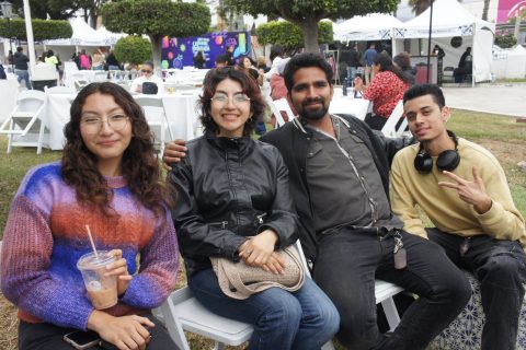 Marlene, Julieta, Eduardo y Kevin.