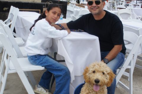 Julieta, Alejandro y Loki.