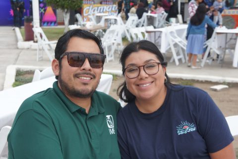 Jaime Aros y Esmeralda Martínez.