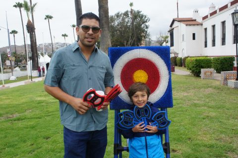 Cristian Castillo y Cristian Jr.