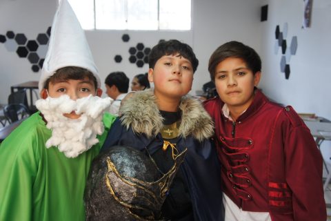 Leo, Raúl y Lenin.