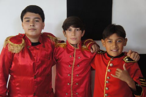 Dylan, Emiliano y Leonardo.