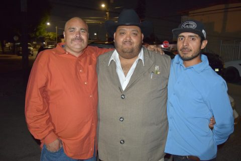 Cristian José Jiménez, Guillermo Barboza y Ricky Rodríguez.