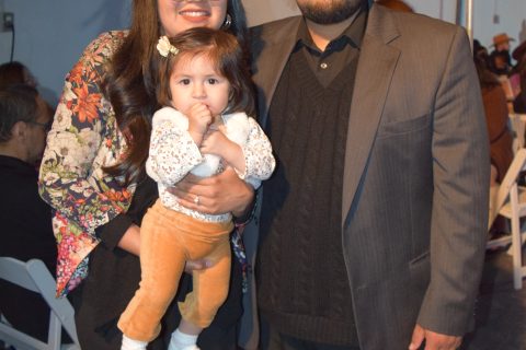 La familia Hernández Moroyoki asistió a la celebración.