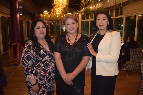Martha Gabriela Pelayo, Ana Claudia García y Ángeles Cázares.
