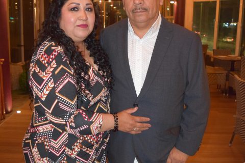 Martha Gabriela Pelayo y Manuel Orozco.