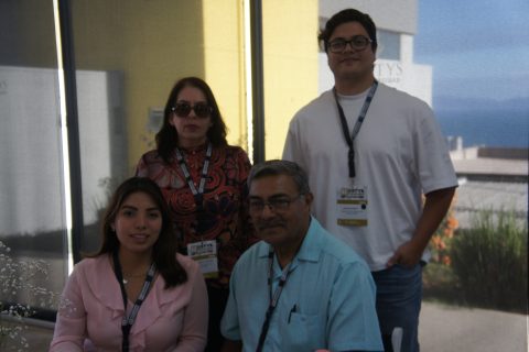 Carolina Ríos, Marcelino Ríos, Karina Castillo y Bastián Padro.