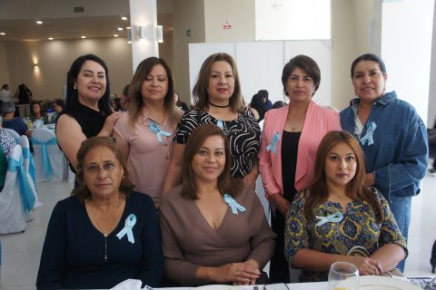 Esthela de Carrillo, Nancy Solorio, Malena Pimentel, Angélica Ramírez, Gabriela Ramírez, Irma Pimentel, Mariné Asencio y Oyuki Espinosa.