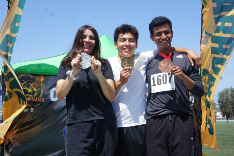 Luisa, Roberto Machado y Antonio Domínguez.
