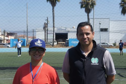 Victoria Araiza y Javier Beltrán.
