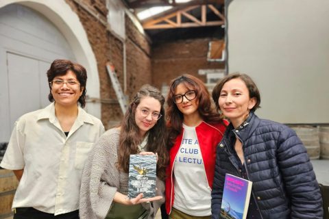Alejandrina, Andrea Chapela, Helicia y Cecilia.