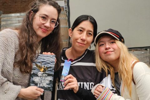 Andrea Chapela, Denise y Katerin.