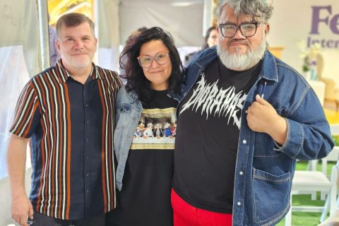 Javier Fernández, Elma Correa y Antonio León.