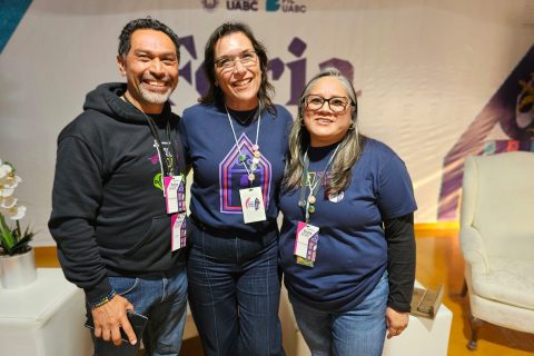 Adalberto, Miriam y Martha.