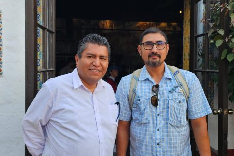 Horacio González y Mario Ochoa.