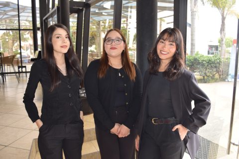 Clitia Castillo, Any Torres y Nancy Amador. 