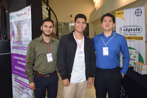 Erick Tirado, Martín Narváez y Juan Carlos Dorado. 