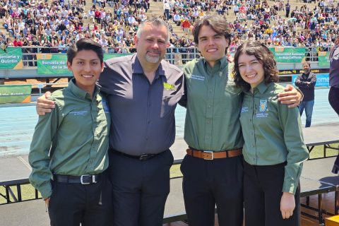 Charly Juárez, Luis Enrique Palafox Maestre, Esteban Sánchez y Sabina López.
