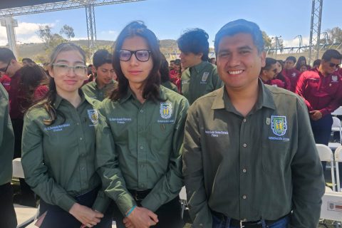 Fernanda Ruiz, Marvin Pizano y Abraham Torres.