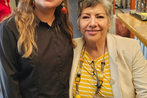 Mónica Ramírez y María Isabel Peredo. 