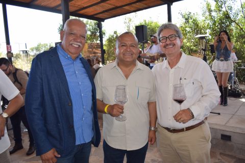 Julio Salinas, Marco Antonio Estudillo y Enrique Rivera.
