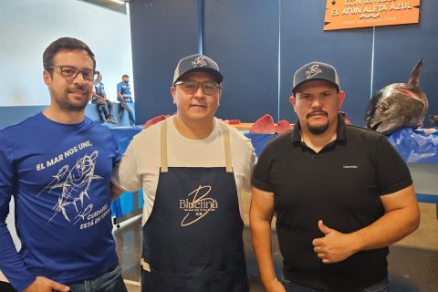 Claudio Valenzuela, Alejandro Burgos y César López.