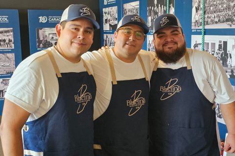 Alejandro Burgos, Yefté Contreras y Nicolás Fuentes. 