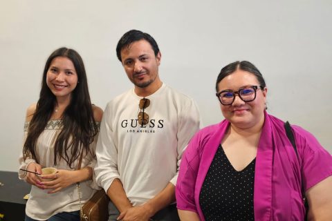Karla Gabriela, Luis Duarte y Paola Beristain.