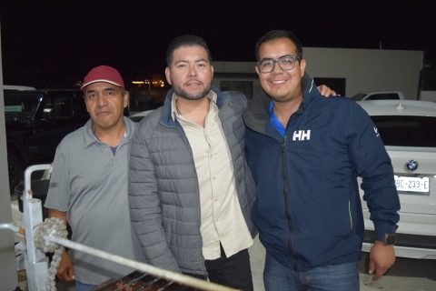 Miguel Piña, Ángel Eduardo Parada y Francisco Quintero.