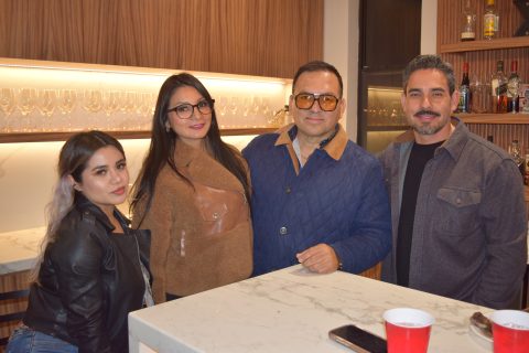 Dalia Flores, Estefanía Escobedo, Marcos Carlon y Jacob Duarte.