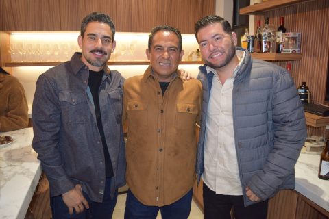 Jacob Duarte, Alonso Herrera y Ángel Eduardo Parada.