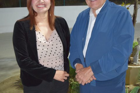 Michelle Lozano y Wilfredo Salazar.