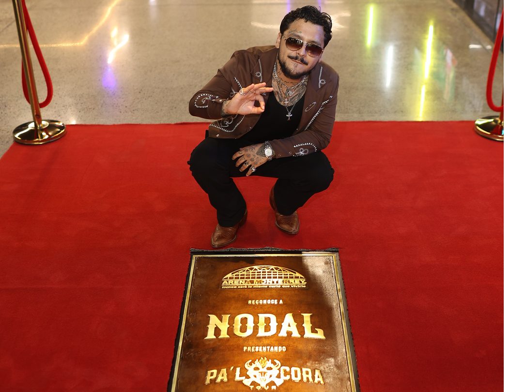 Nodal deja huella en la Arena Monterrey