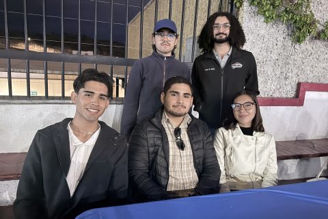 Carlos Ulises Deveze, Joan Hernández, Ángel León, Ángel López y Monserrate Palma.