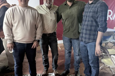 Jorge Flores, David Altamirano, Ángel Rodríguez y Jorge Álvarez.