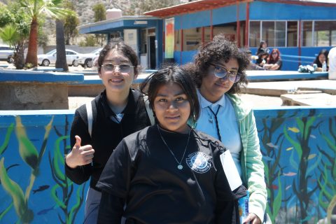 Luna, Paola y Kenya.