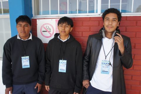 Joan, Esteban y Jamir.