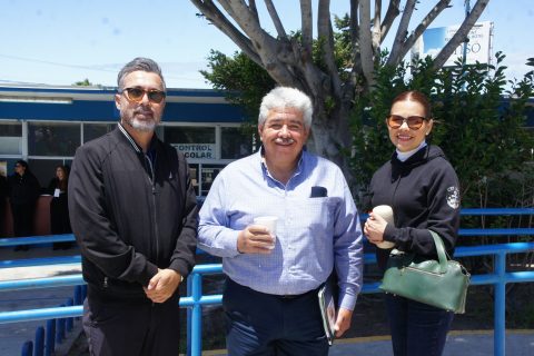 Antonio Flores, Antonio Moreno y Liliana Valencia.